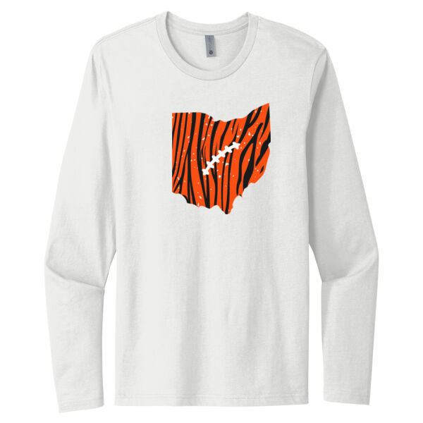 Cinci Football - Unisex Premium Cotton Long Sleeve T-Shirt Thumbnail