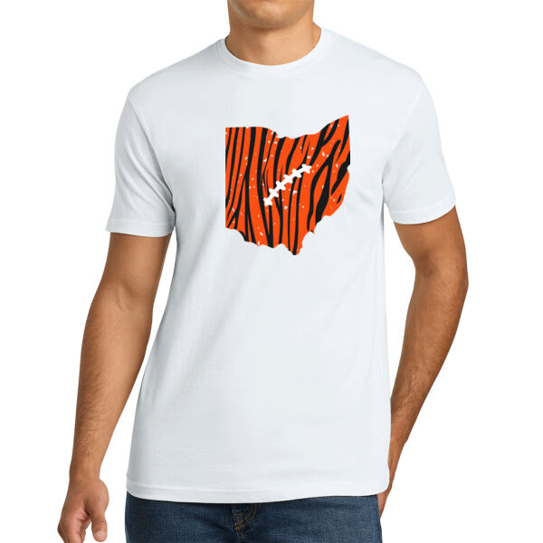 Cinci Football - Unisex Premium Cotton T-Shirt Thumbnail