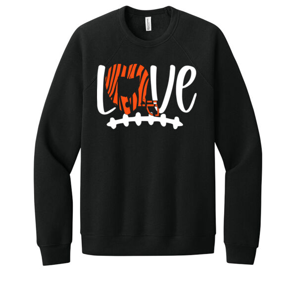 Cincinatti Football Love - Unisex Premium Fleece Crew Sweatshirt Thumbnail