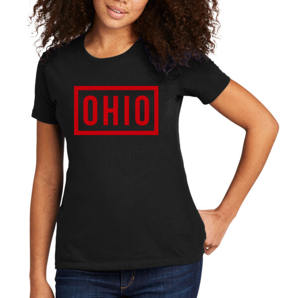 Block Ohio - Women's Premium Cotton T-Shirt Thumbnail