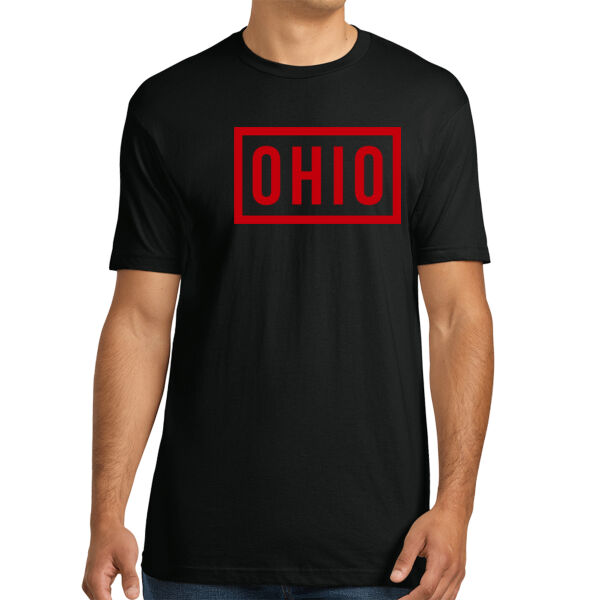 Block Ohio - Unisex Premium Cotton T-Shirt Thumbnail