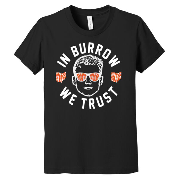 In Burrow We Trust - Youth Jersey Short Sleeve Tee Thumbnail