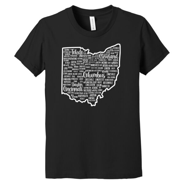 Ohio Cities - Youth Jersey Short Sleeve Tee Thumbnail