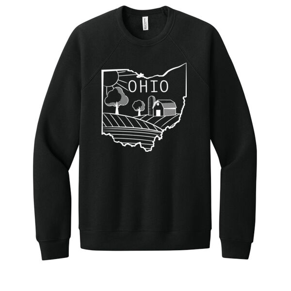 Ohio Farming - Unisex Premium Fleece Crew Sweatshirt Thumbnail