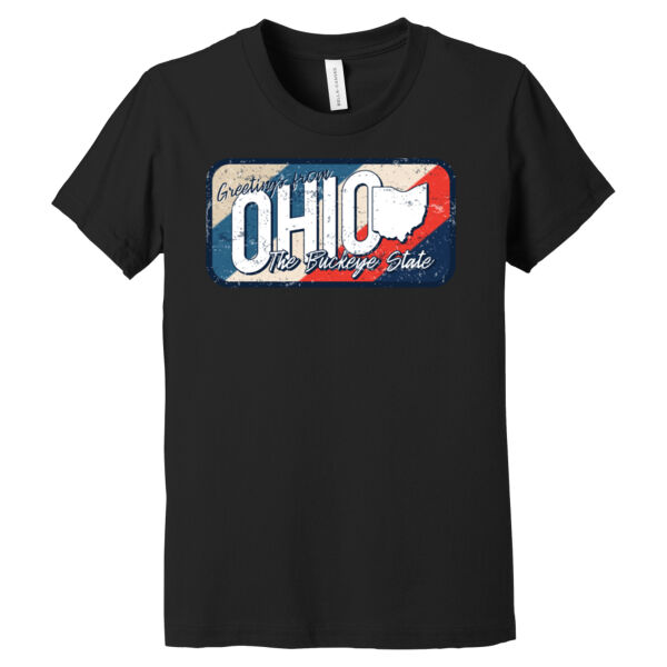 Greetings From Ohio - Youth Jersey Short Sleeve Tee Thumbnail
