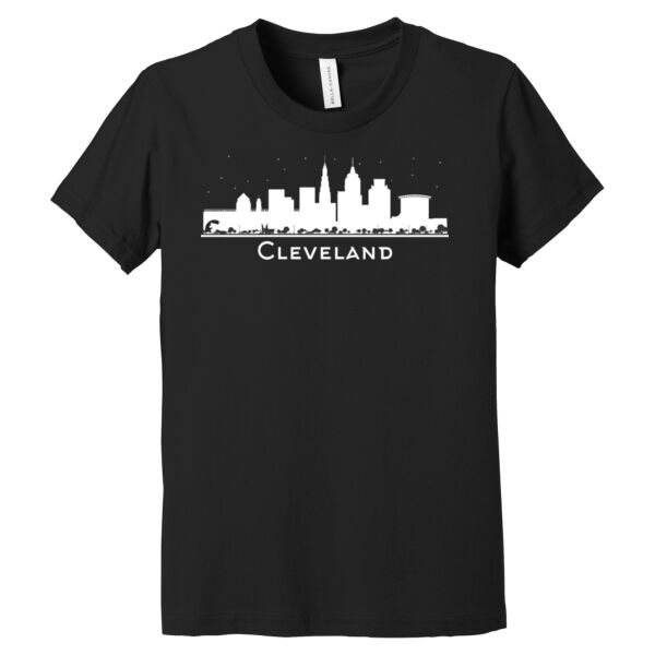 Cleveland Silhouette - Youth Jersey Short Sleeve Tee Thumbnail