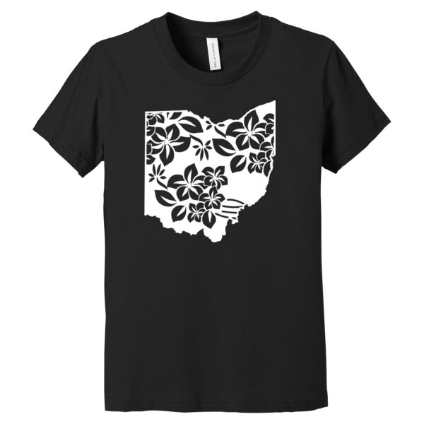 Floral Ohio - Youth Jersey Short Sleeve Tee Thumbnail