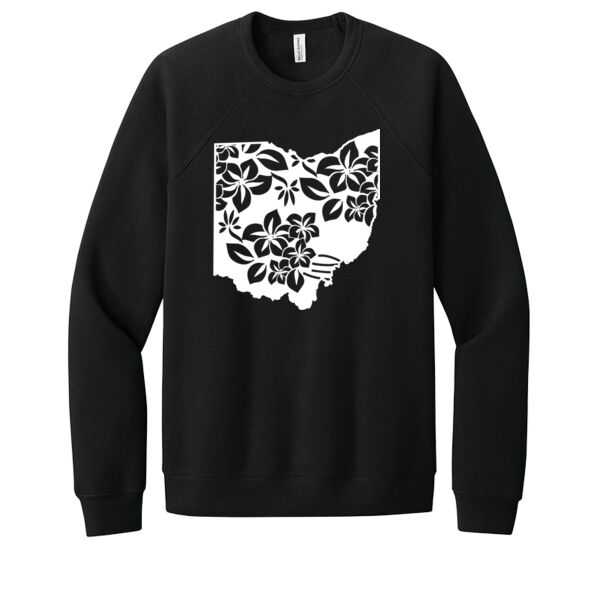 Floral Ohio - Unisex Premium Fleece Crew Sweatshirt Thumbnail
