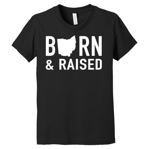 Ohio Born & Raised - Youth Jersey Short Sleeve Tee Thumbnail