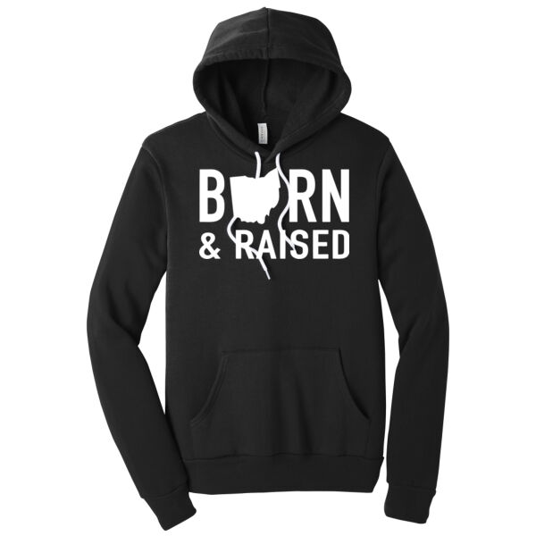 Ohio Born & Raised - Unisex Premium Fleece Hooded Sweatshirt Thumbnail