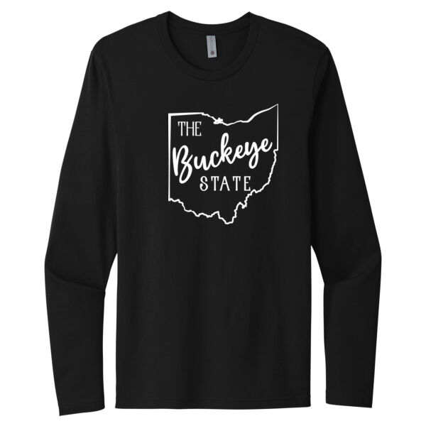 The Buckeye State - Unisex Premium Cotton Long Sleeve T-Shirt Thumbnail