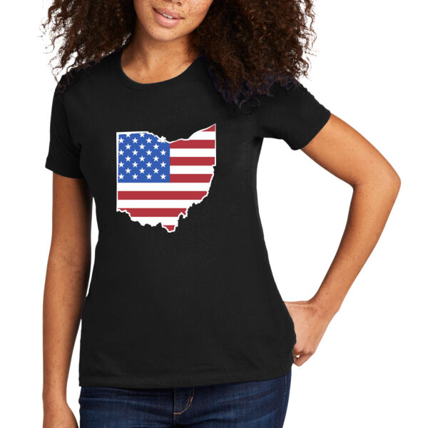 Ohio USA - Women's Premium Cotton T-Shirt Thumbnail