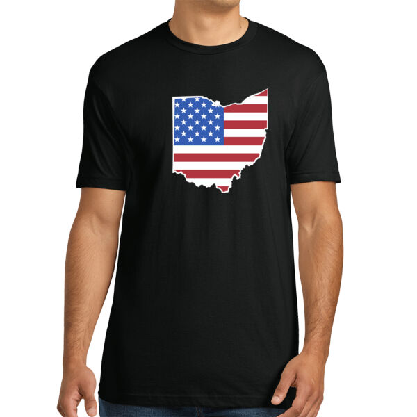 Ohio USA - Unisex Premium Cotton T-Shirt Thumbnail