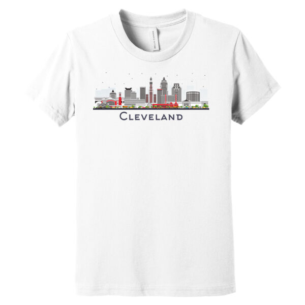 Cleveland Skyline - Youth Jersey Short Sleeve Tee Thumbnail