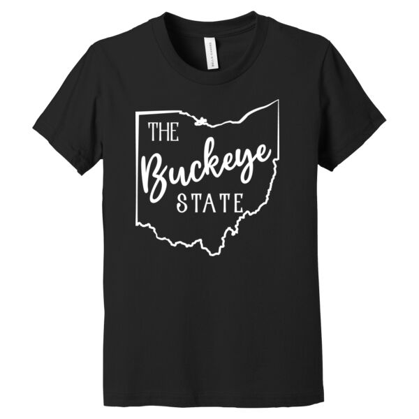 Ohio is The Buckeye State - Youth Jersey Short Sleeve Tee Thumbnail