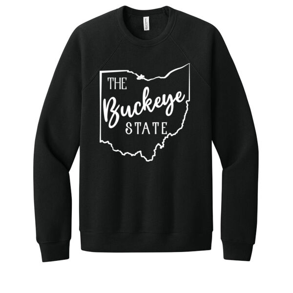 Ohio is The Buckeye State - Unisex Premium Fleece Crew Sweatshirt Thumbnail
