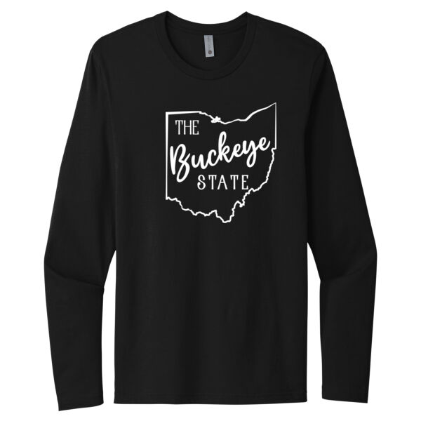 Ohio is The Buckeye State - Unisex Premium Cotton Long Sleeve T-Shirt Thumbnail