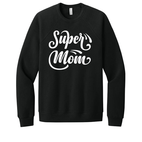Super Mom - Unisex Premium Fleece Crew Sweatshirt Thumbnail