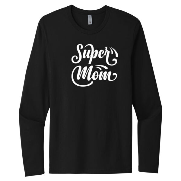 Super Mom - Unisex Premium Cotton Long Sleeve T-Shirt Thumbnail