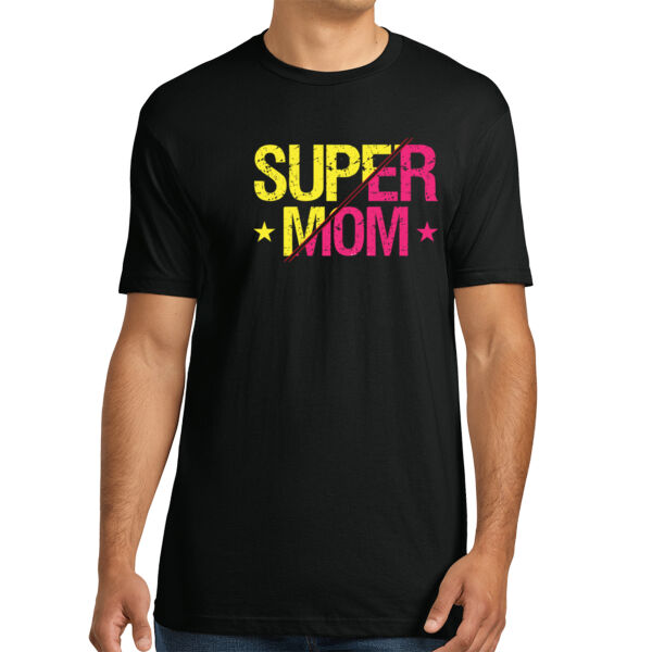 Super Mom 2 - Unisex Premium Cotton T-Shirt Thumbnail