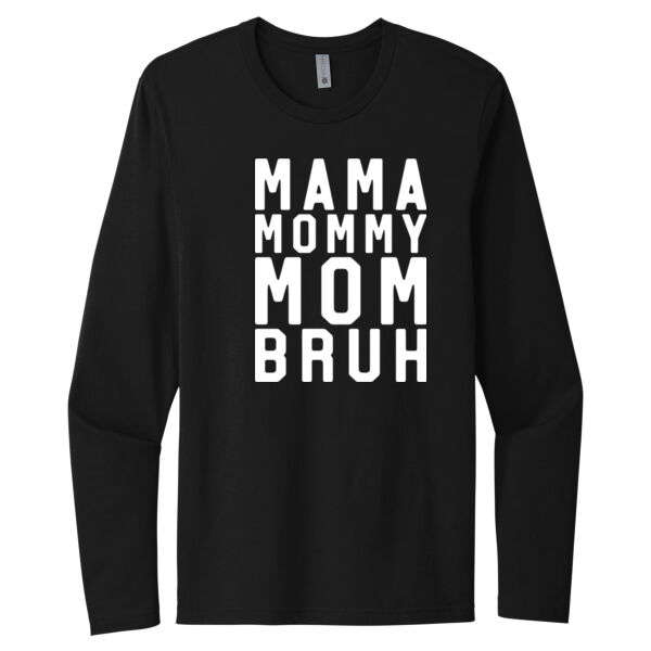 Mommy, Mom - Unisex Premium Cotton Long Sleeve T-Shirt Thumbnail