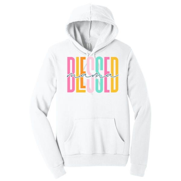 Blessed Mama - Unisex Premium Fleece Hooded Sweatshirt Thumbnail