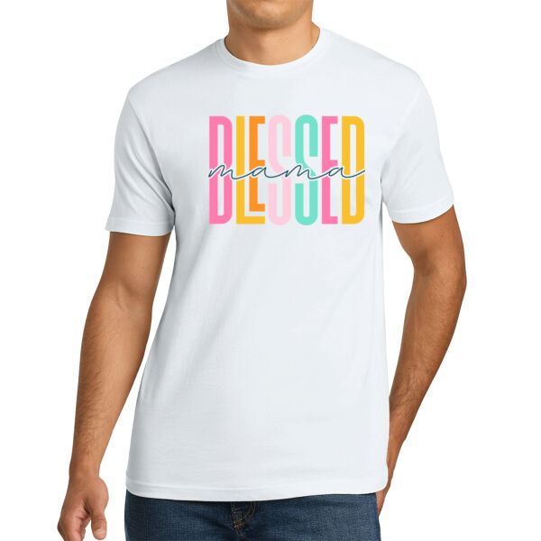 Blessed Mama - Unisex Premium Cotton T-Shirt Thumbnail