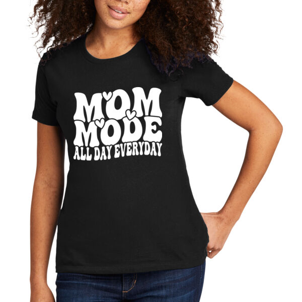 Mom Mode - Women's Premium Cotton T-Shirt Thumbnail