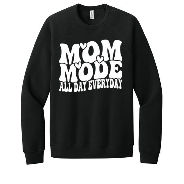 Mom Mode - Unisex Premium Fleece Crew Sweatshirt Thumbnail