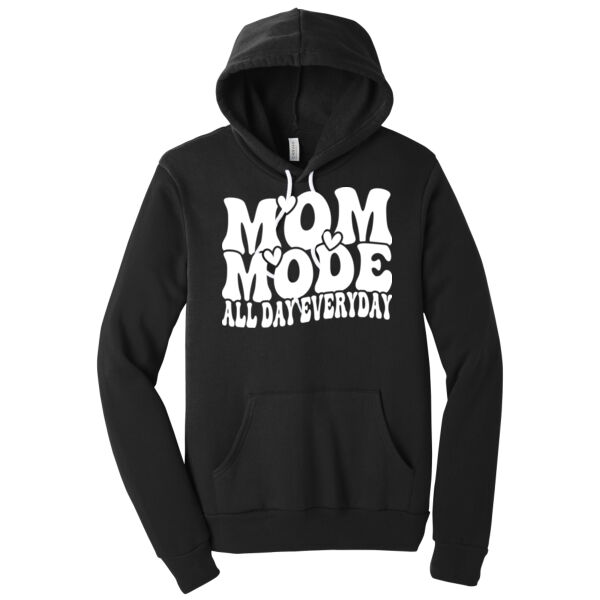 Mom Mode - Unisex Premium Fleece Hooded Sweatshirt Thumbnail