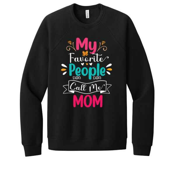 Call Me Mom - Unisex Premium Fleece Crew Sweatshirt Thumbnail