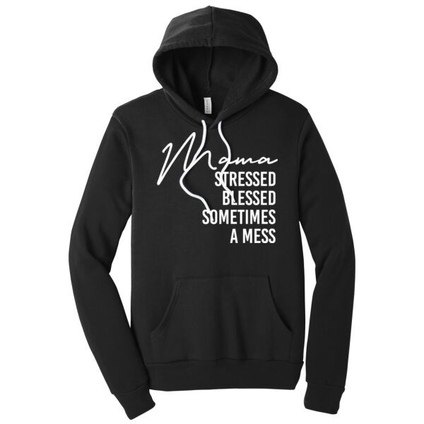 Mama in a Mess - Unisex Premium Fleece Hooded Sweatshirt Thumbnail