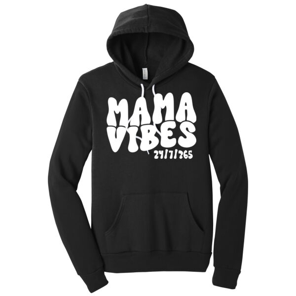 Mama Vibes - Unisex Premium Fleece Hooded Sweatshirt Thumbnail