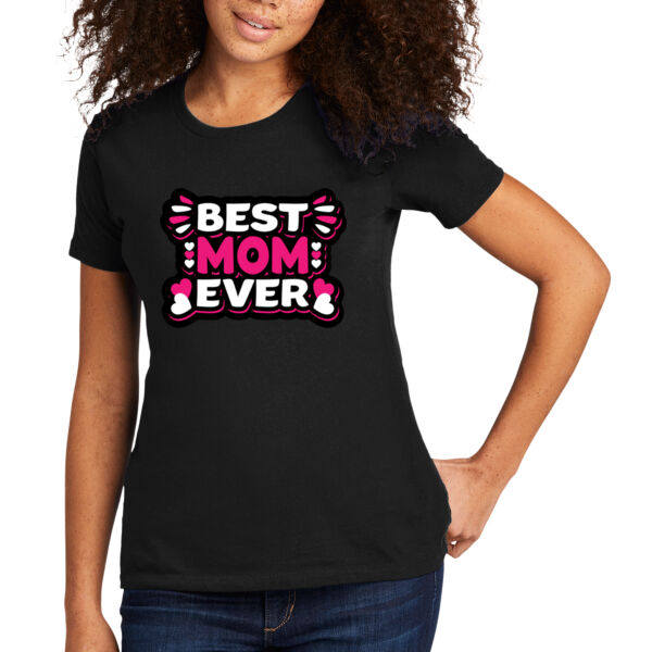 Best Mom Ever 3 - Women's Premium Cotton T-Shirt Thumbnail
