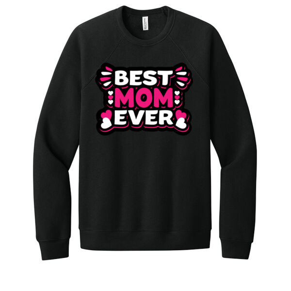 Best Mom Ever 3 - Unisex Premium Fleece Crew Sweatshirt Thumbnail