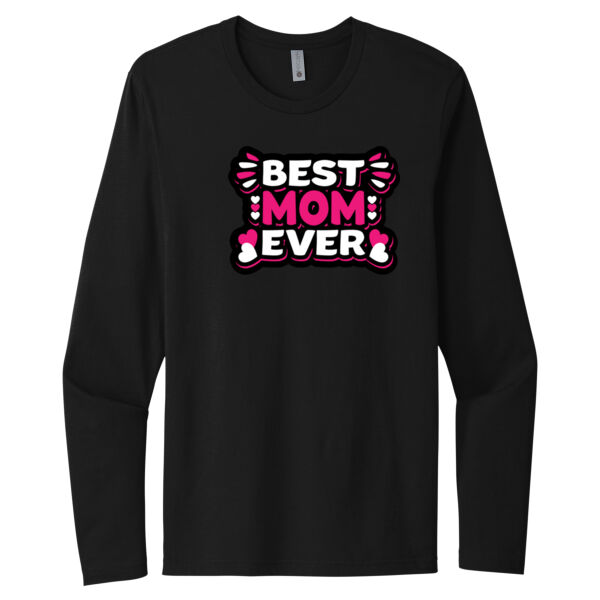 Best Mom Ever 3 - Unisex Premium Cotton Long Sleeve T-Shirt Thumbnail