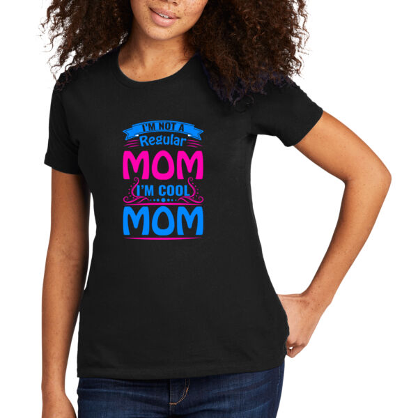 I'm a Cool Mom - Women's Premium Cotton T-Shirt Thumbnail