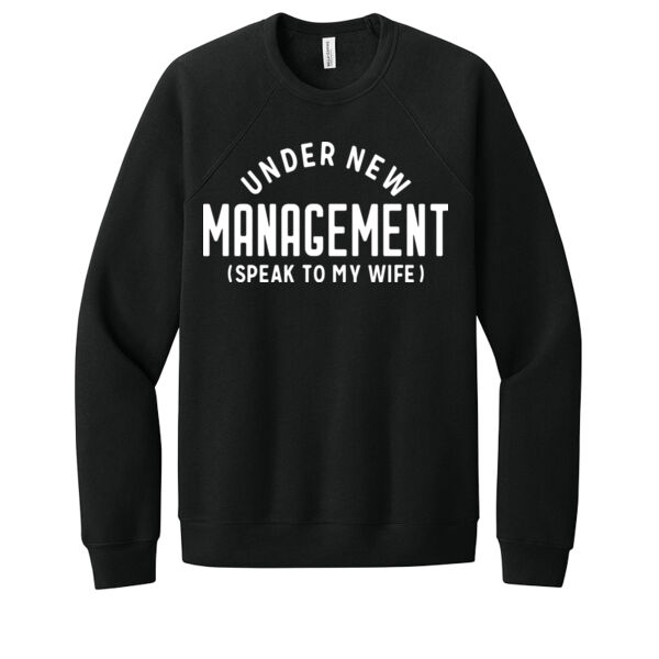 Under New Management - Unisex Premium Fleece Crew Sweatshirt Thumbnail