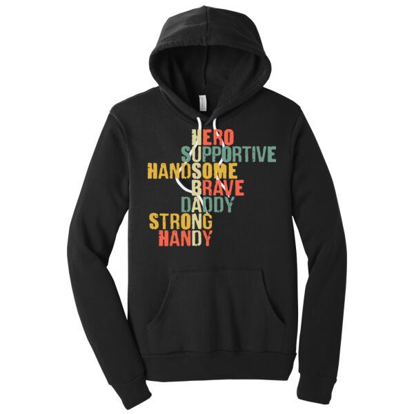 Husband Definition - Unisex Premium Fleece Hooded Sweatshirt Thumbnail