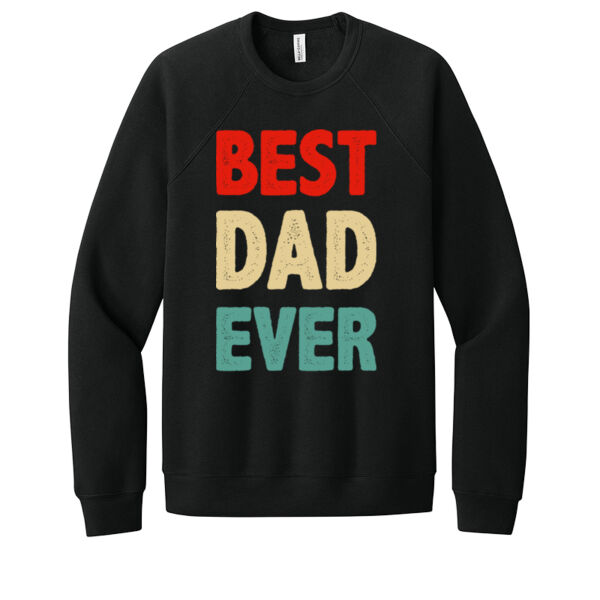 Best Dad Ever - Unisex Premium Fleece Crew Sweatshirt Thumbnail