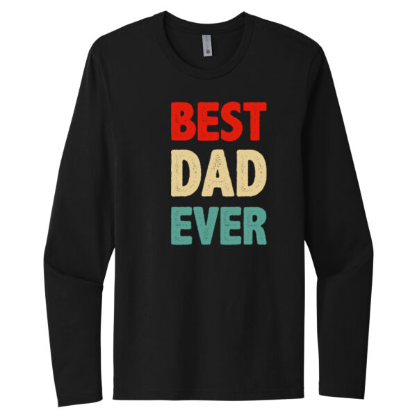 Best Dad Ever - Unisex Premium Cotton Long Sleeve T-Shirt Thumbnail