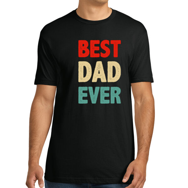 Best Dad Ever - Unisex Premium Cotton T-Shirt Thumbnail