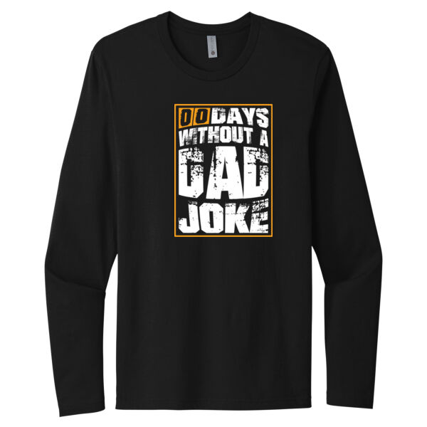 Full of Dad Jokes - Unisex Premium Cotton Long Sleeve T-Shirt Thumbnail