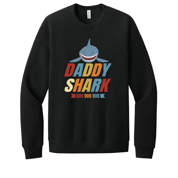 Daddy Shark - Unisex Premium Fleece Crew Sweatshirt Thumbnail