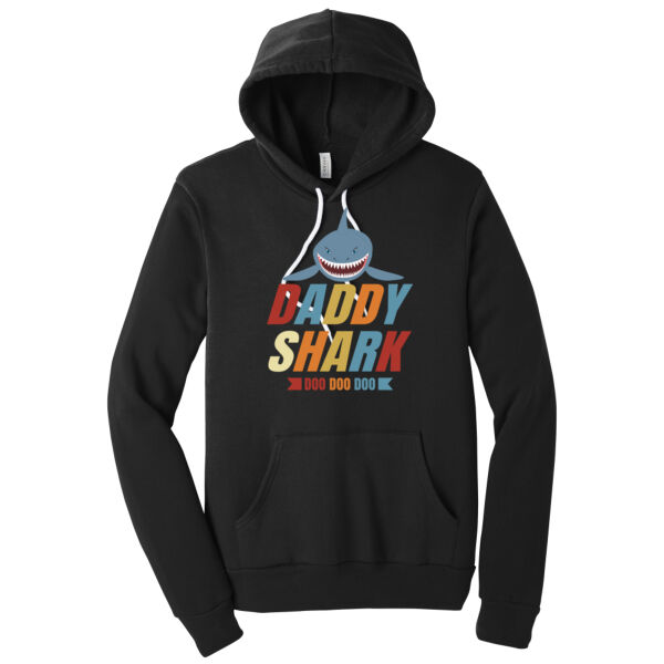 Daddy Shark - Unisex Premium Fleece Hooded Sweatshirt Thumbnail