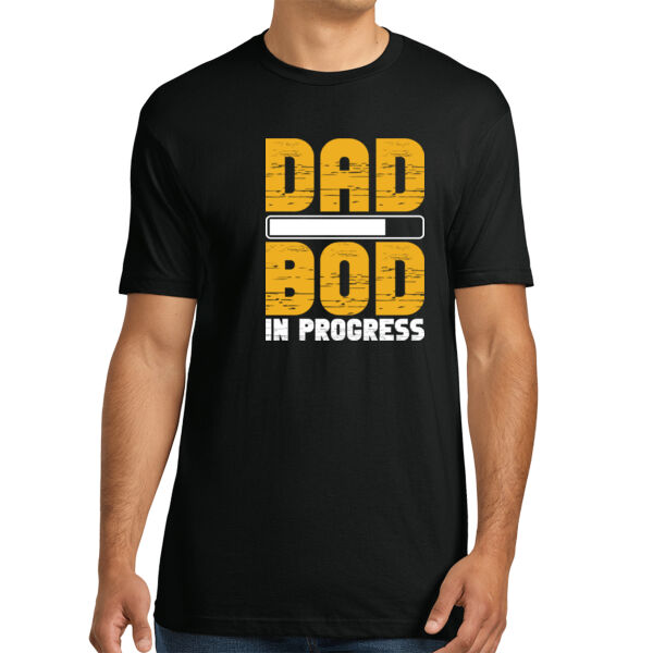 Dad Bod in Progress - Unisex Premium Cotton T-Shirt Thumbnail