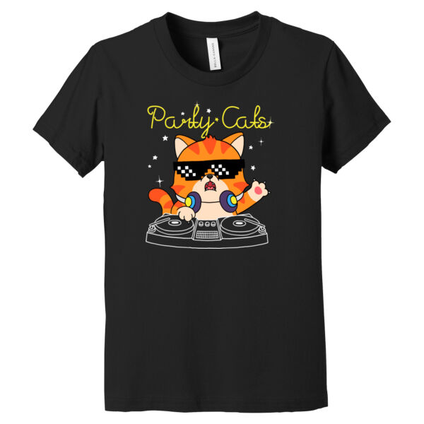 Party Cats - Youth Jersey Short Sleeve Tee Thumbnail
