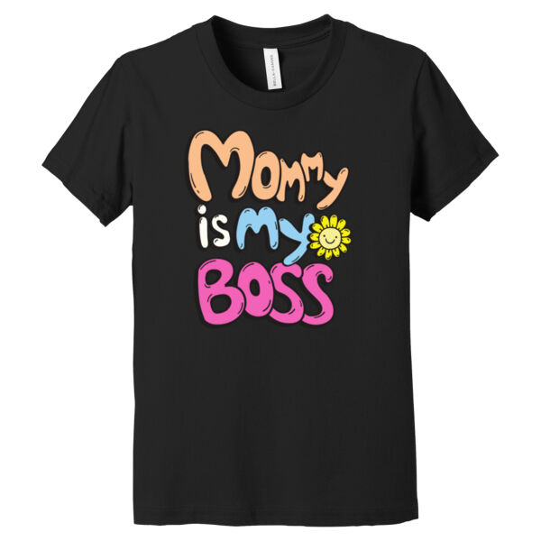 Mommy Is My Boss - Youth Jersey Short Sleeve Tee Thumbnail