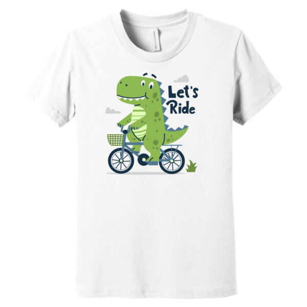 Lets Ride Dino - Youth Jersey Short Sleeve Tee Thumbnail
