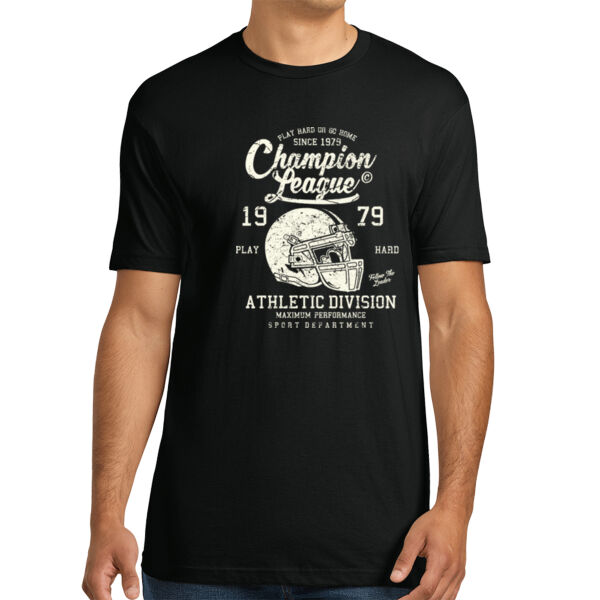 Champion League - Unisex Premium Cotton T-Shirt Thumbnail